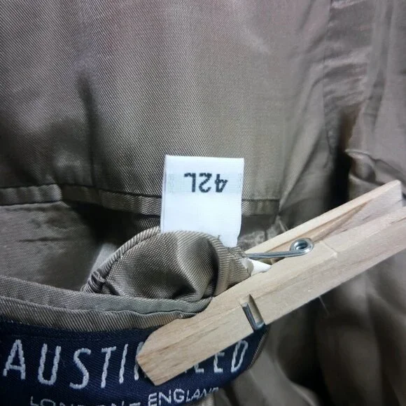 Austin Reed Dillard's 42L Light Tan Suit Blazer Sp - Picture 11 of 12